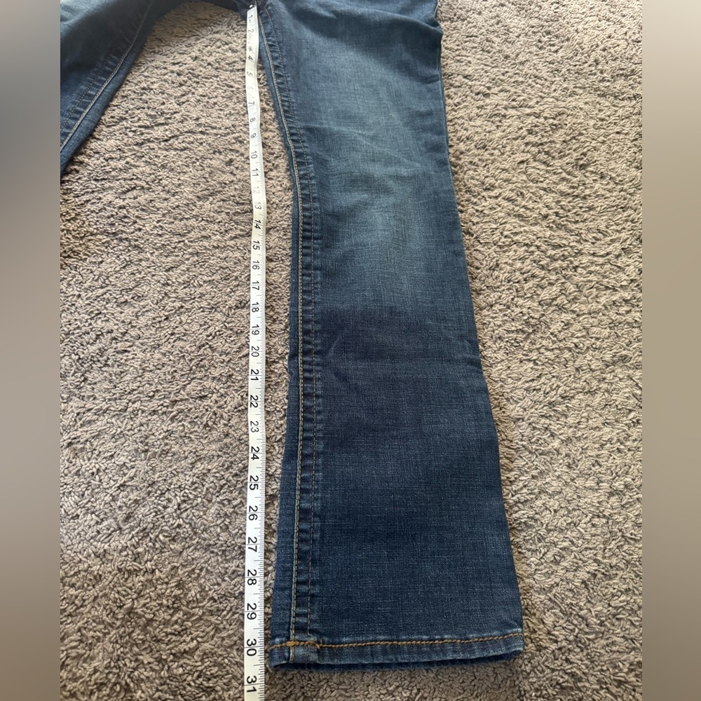 WRANGLER Willow Dark Wash Bootcut Ultimate Riding Jean | Women’s size 9x32 - Picture 8 of 9